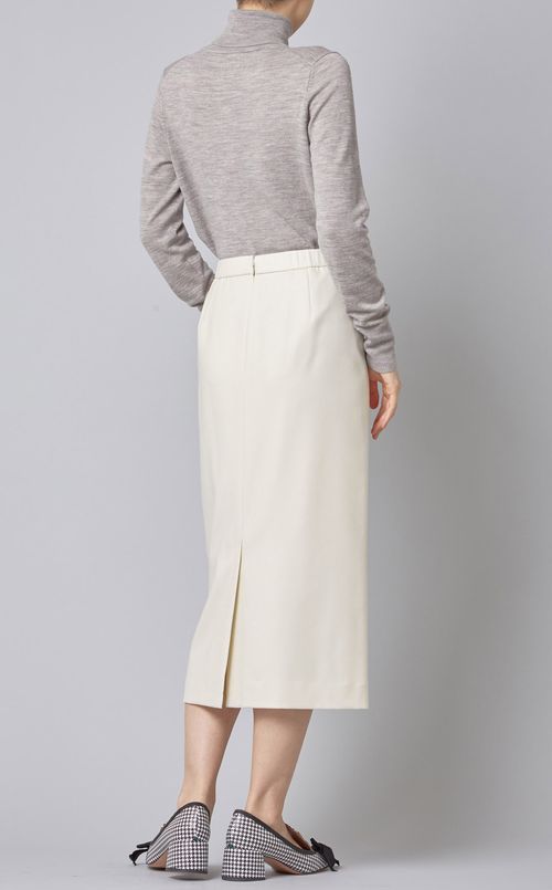 ウール混ペンシルスカート