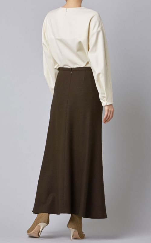 ウールマーメイドロングスカート