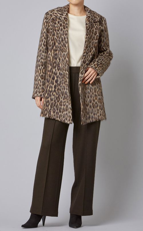 ウールワイドストレートパンツ