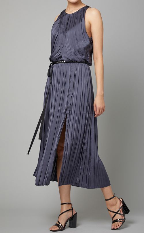 イレギュラープリーツドレス