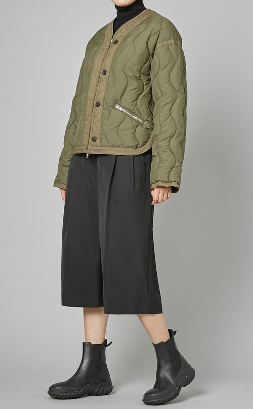 ツータックキュロットパンツ