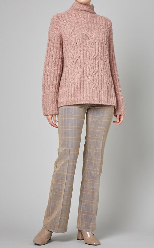 ソリッドフレアパンツ