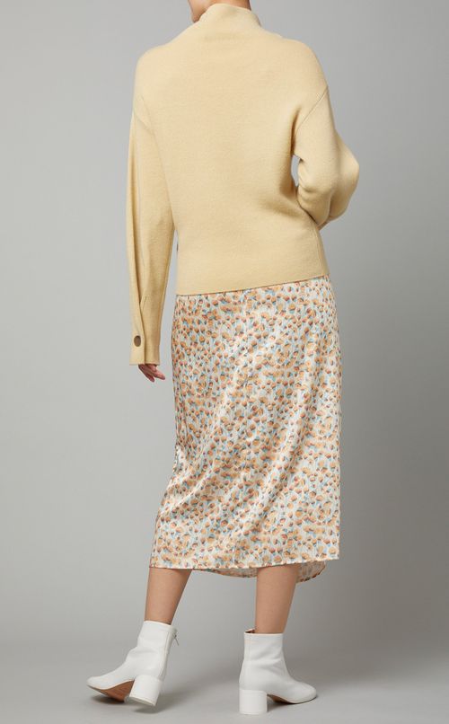 ウールカシミヤオフタートルニッ卜