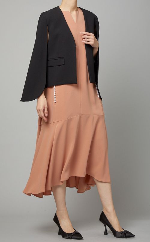 パール付フリルワンピース