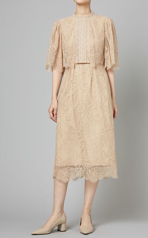 ハイネックボレロワンピース