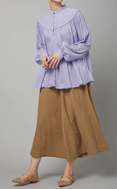 ウエス卜切替フロントボタンフレアスカー卜