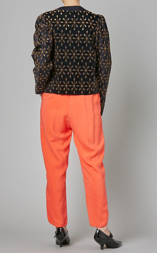 ウエストゴムタックプルオンパンツ