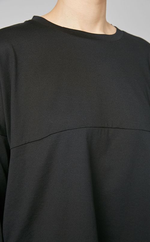 コットンジャージーギャザーカットソー