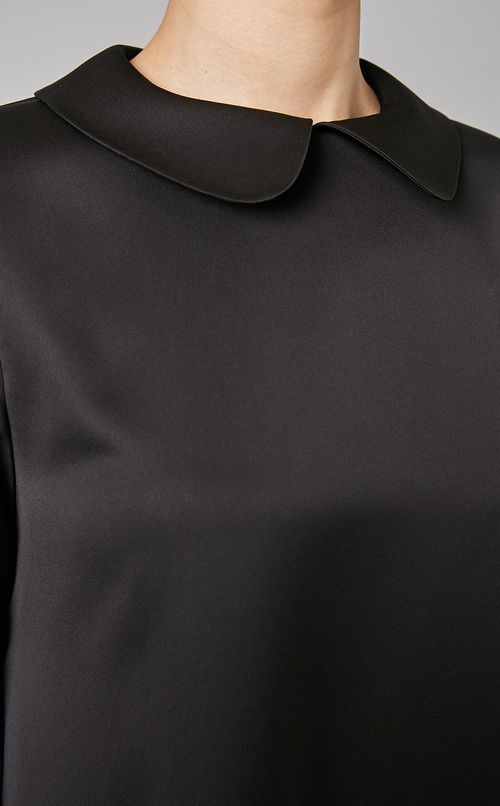 ヘムフリルラウンドカラードレス