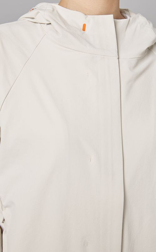 ストレッチナイロンフーディブルゾン