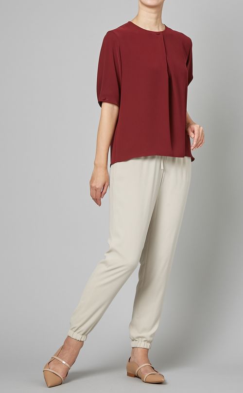 スリムテーパードプルオンジョガーパンツ