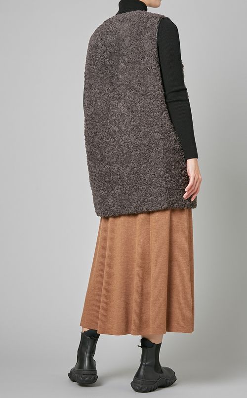 プードルボアパイピングベスト