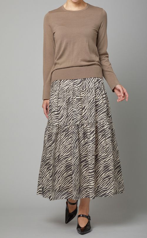 ウールスリットカフニットプルオーバー