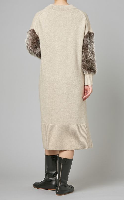 エコファーニットドレス