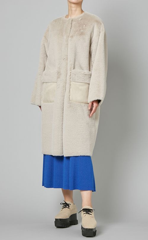 リバーシブルエコムートンコート