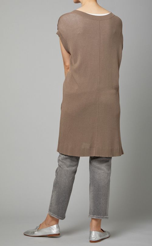 2wayチュニックニットプルオーバー