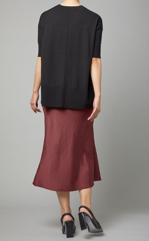 Vネックリラックスフィットニット卜ップス