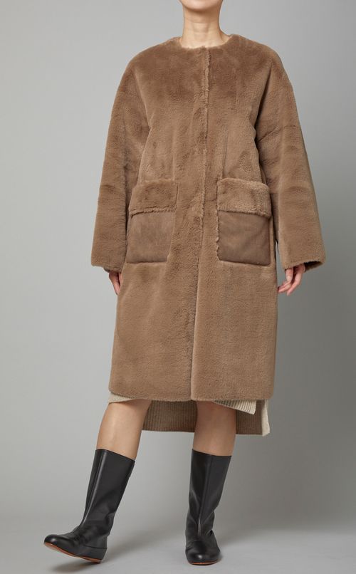 リバーシブルエコムートンコート