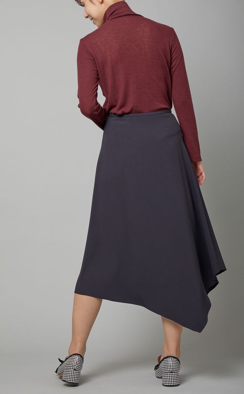 ウールタートルネックプルオーバートップス