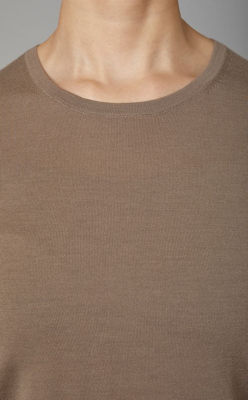 ウールスリットカフニットプルオーバー