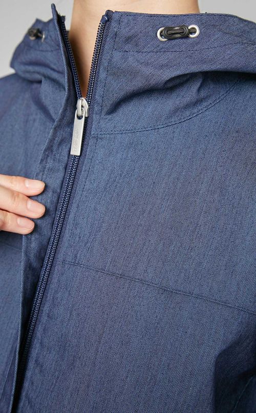 ナイロンデニムプリントジャケット