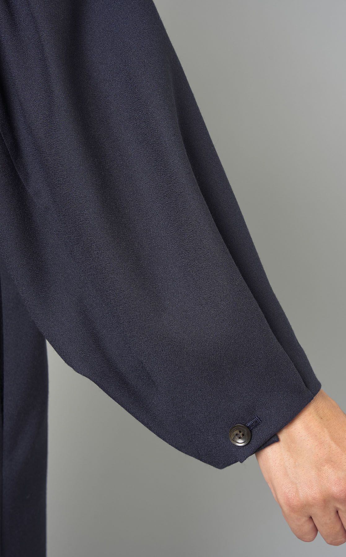 【ADORE】アドーア クルーネックワンピース バックファスナー ベルト付 38 ADORE｜キーネックバックタックワンピース