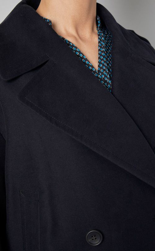 コットンモールスキンクロップドPコート