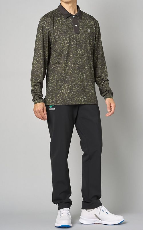 【手洗い可】カモフラージュプリントポロシャツ