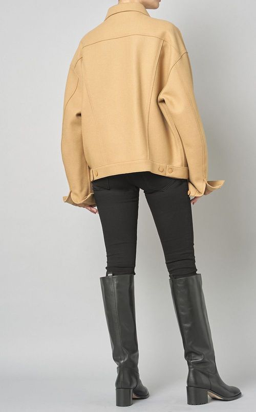 フェルトウールブルゾンジャケット