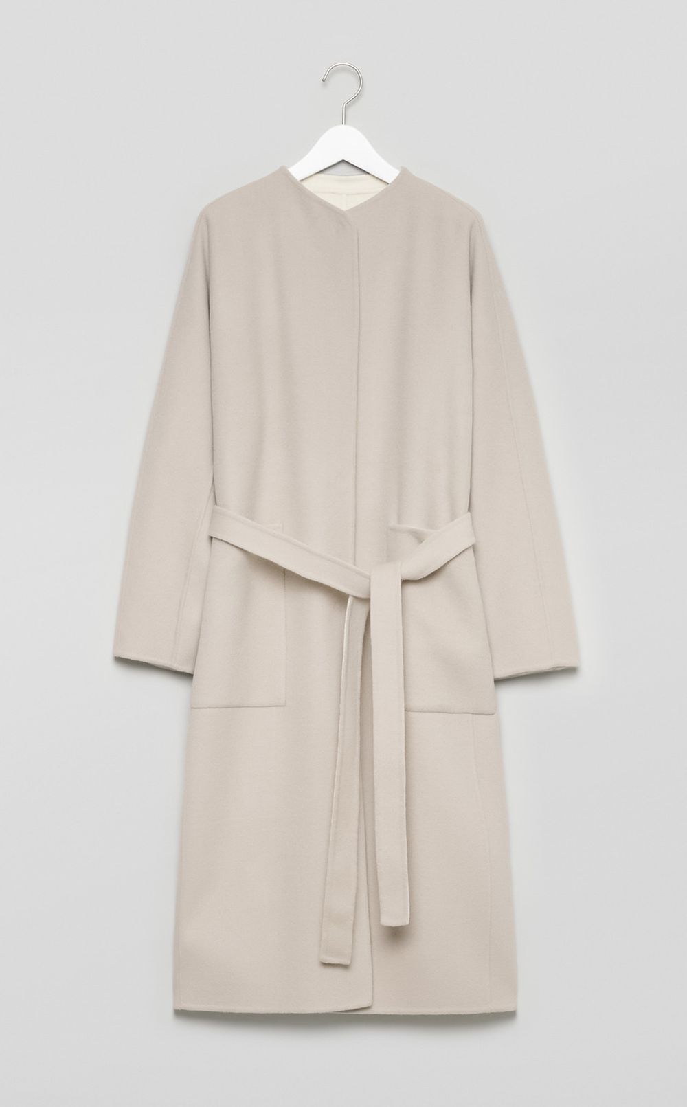 2トーンリバーロングコート