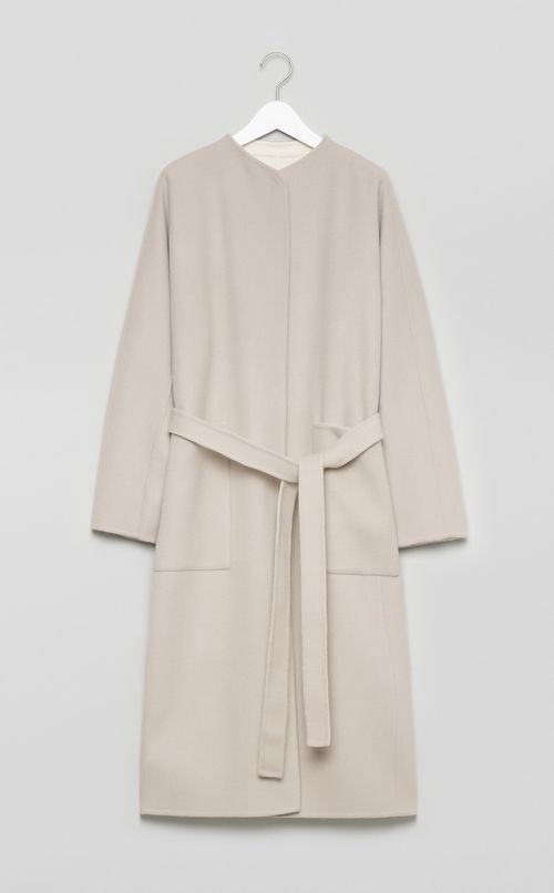 2トーンリバーロングコート