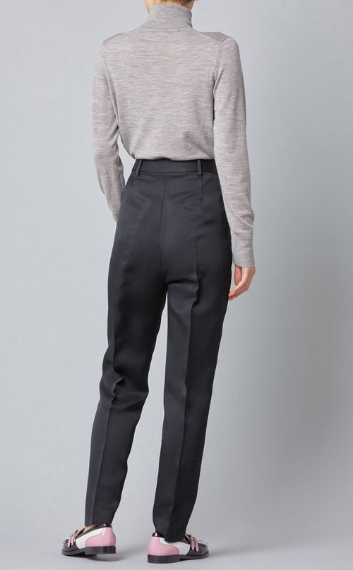 テーパードドレスパンツ