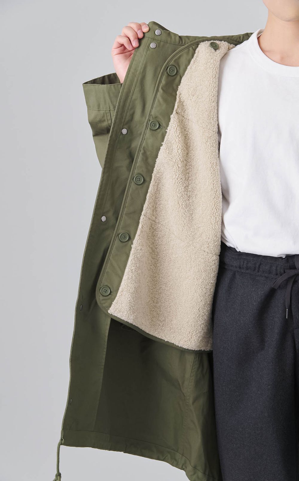 オーバーサイズパーカージャケット