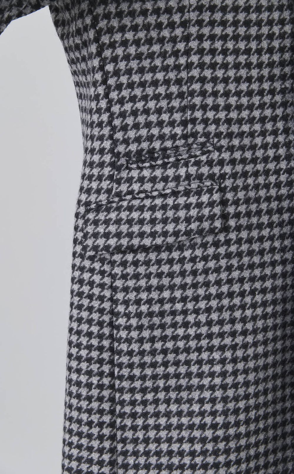 ハウンドトゥースチェスターコート