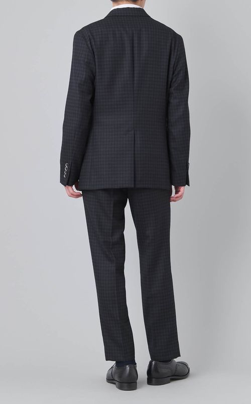 マイクロチェックウールジャケット