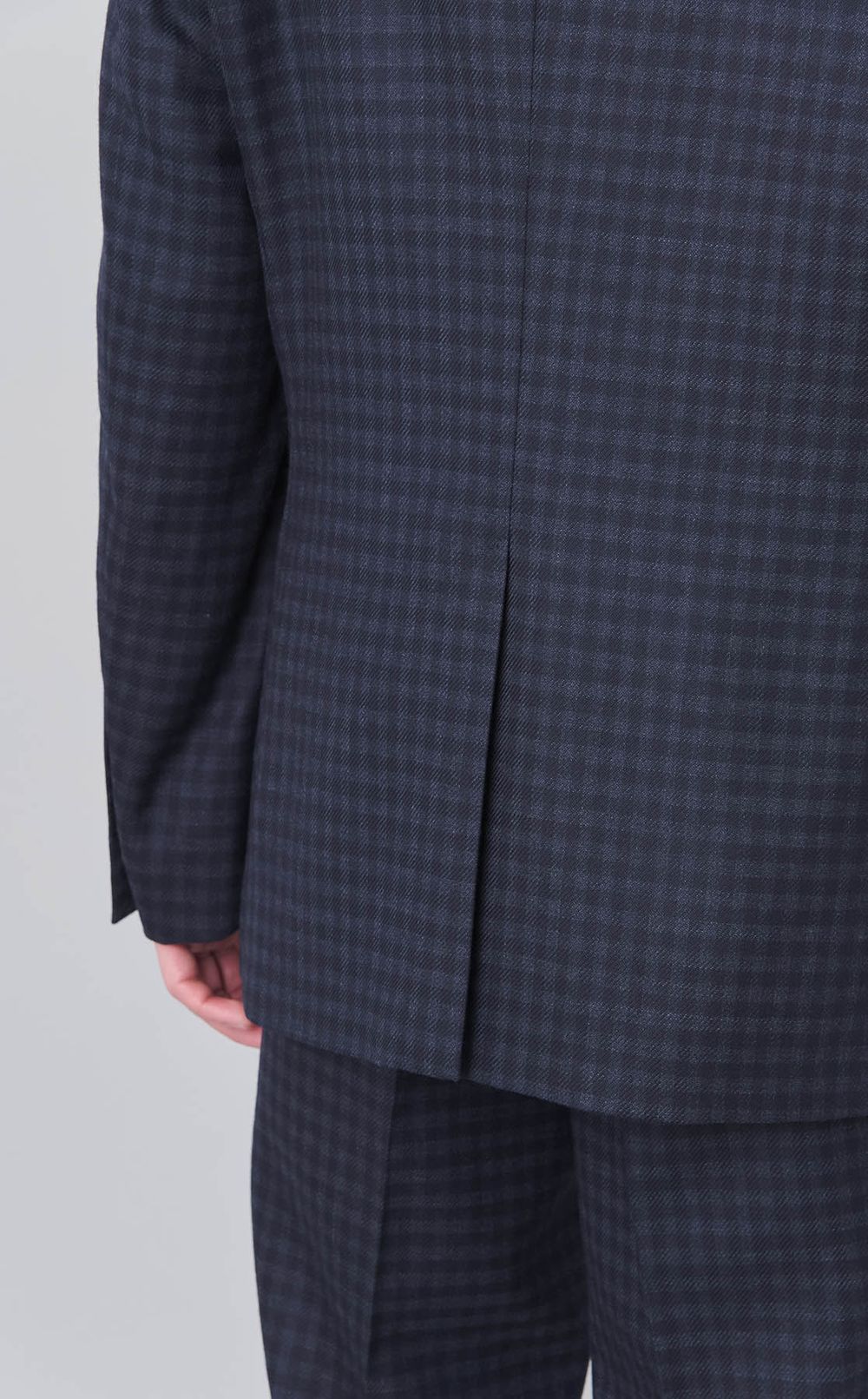 マイクロチェックウールジャケット