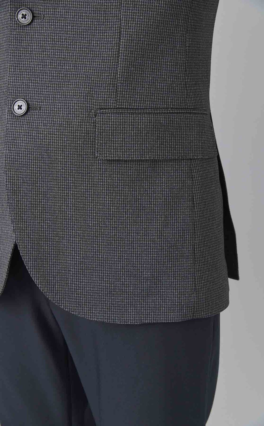 ハウンドトゥースストレッチジャケット