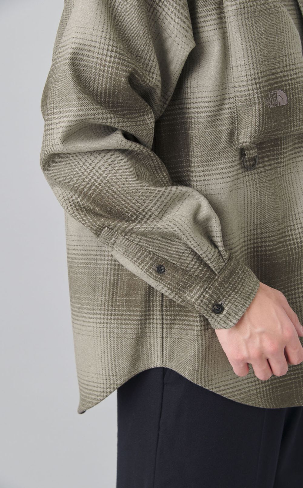 ウールユーティリティチェックシャツ