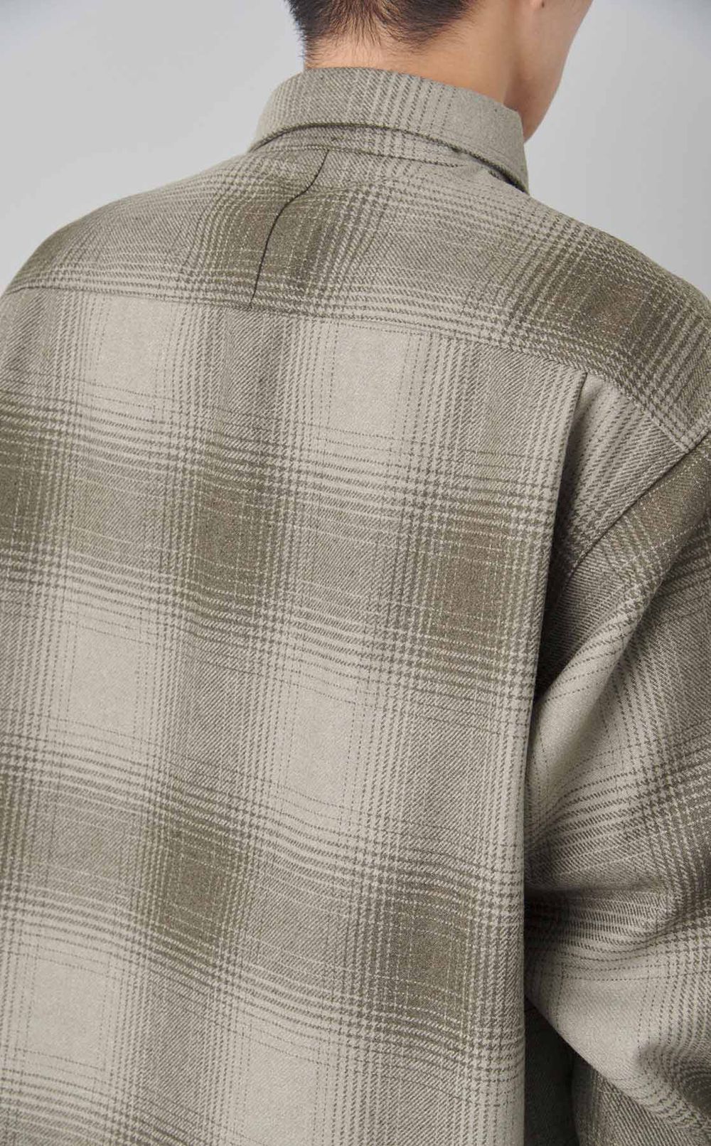 ウールユーティリティチェックシャツ