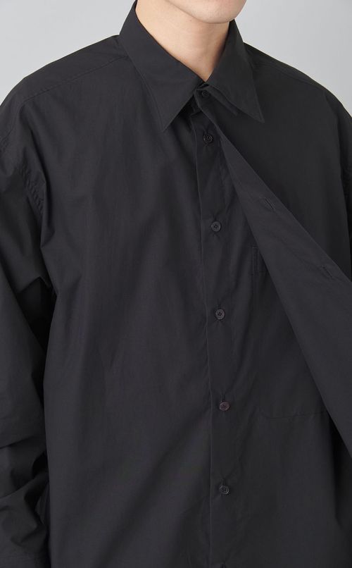 タイプライター二重カラーシャツ