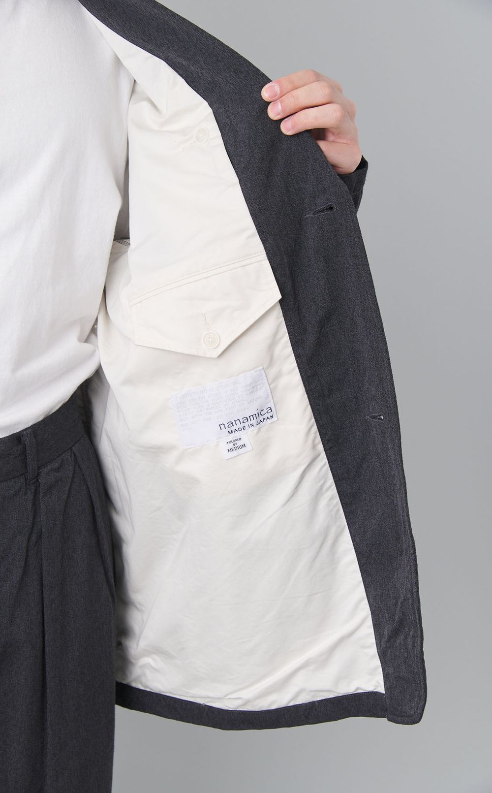 ウールギャバジン3パッチジャケット