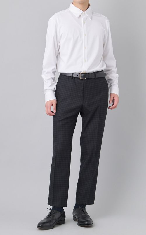 ストラクチャーニットシャツ