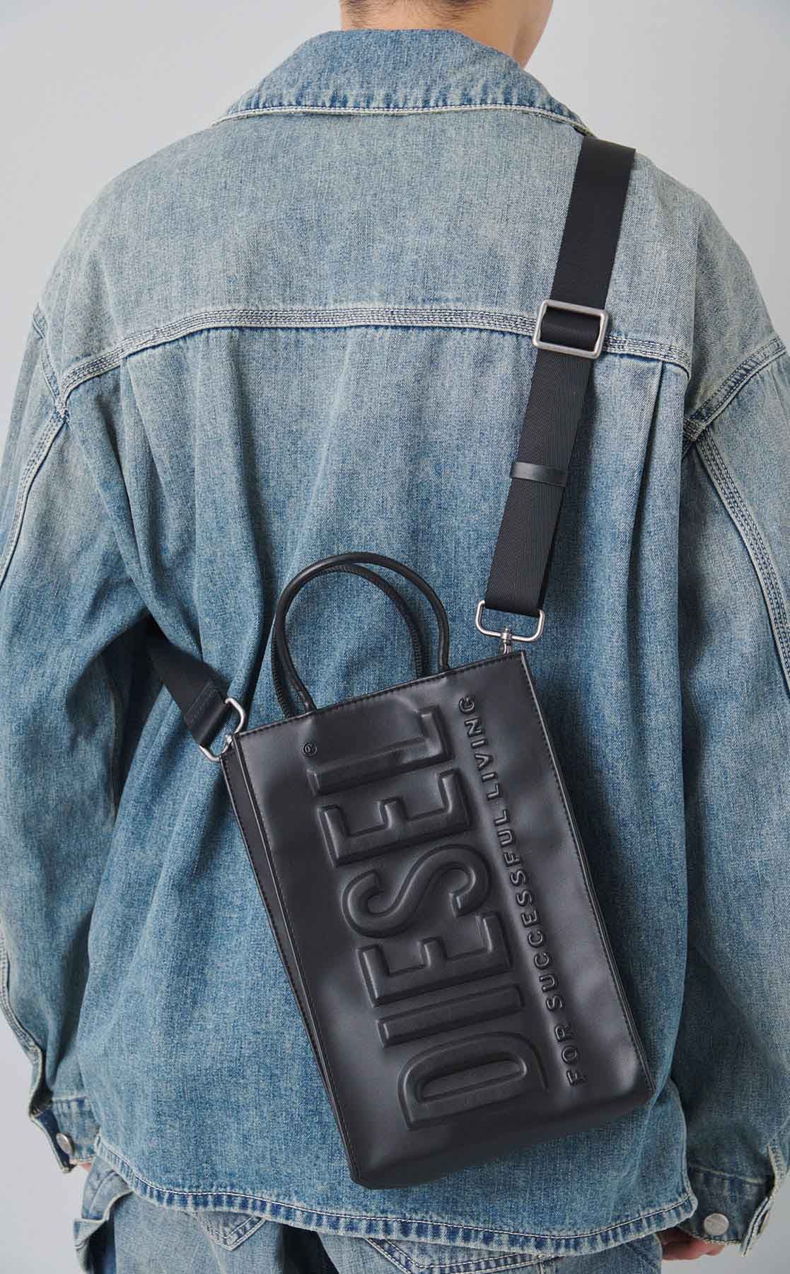 DIESEL｜ロゴエンボスショッパー