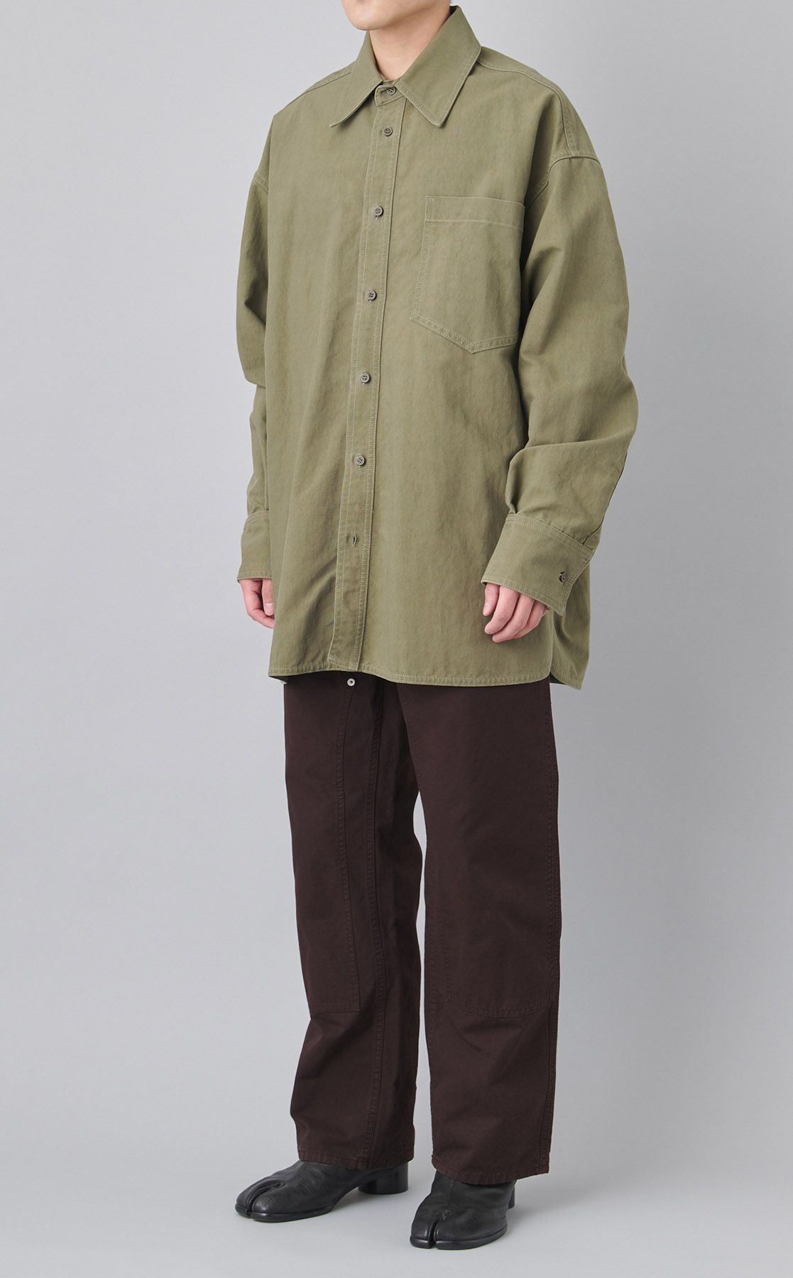 専用MM6ビッグシルエットシャツ MM6 Maison Margiela｜キャンバスビッグシャツ