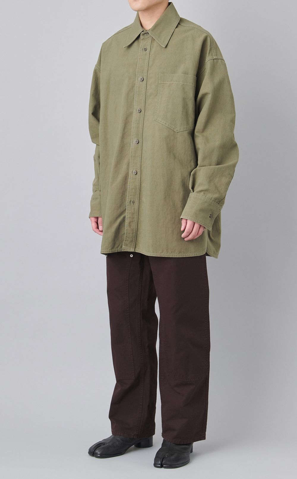 キャンバスビッグシャツ