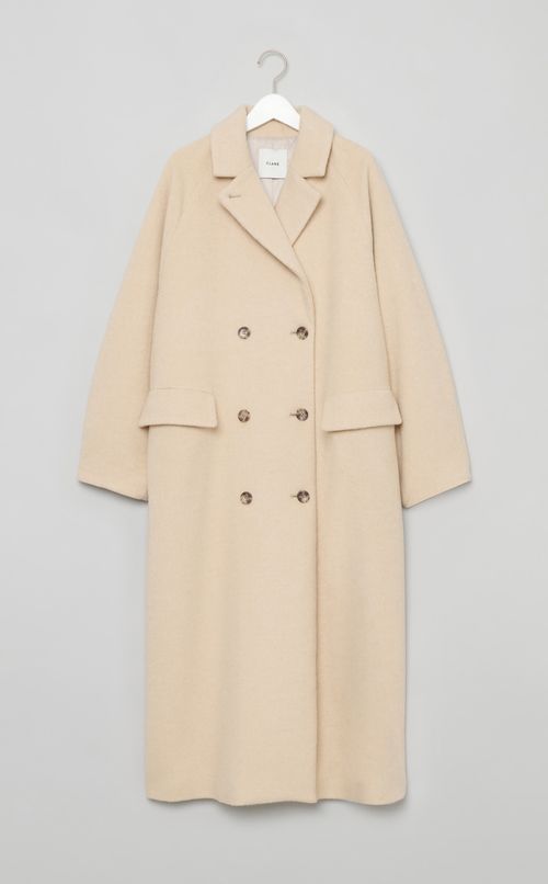 ダブルウールロングコート