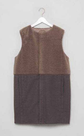 ボアフリースロングジレ