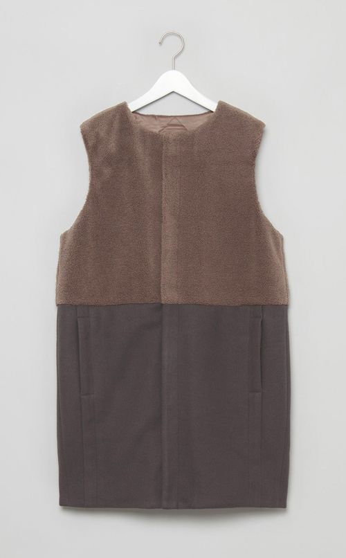 ボアフリースロングジレ