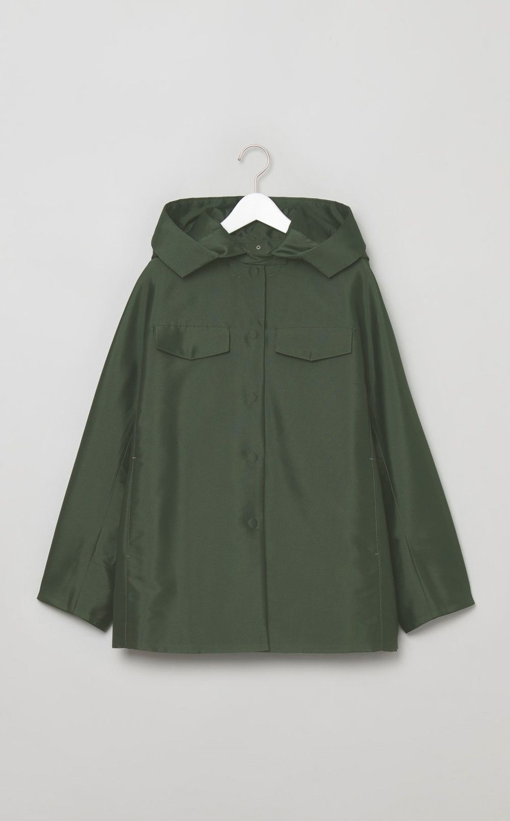 ツイルフーデットショートコート