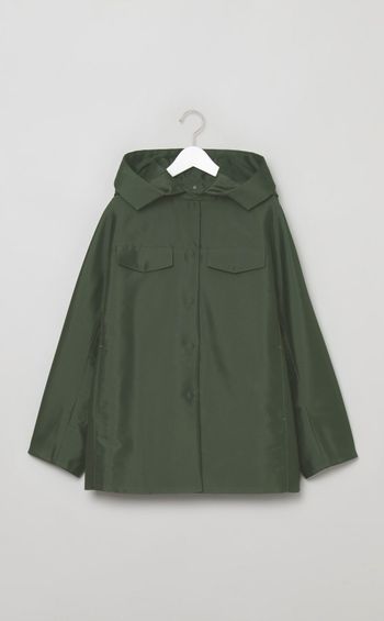 ツイルフーデットショートコート